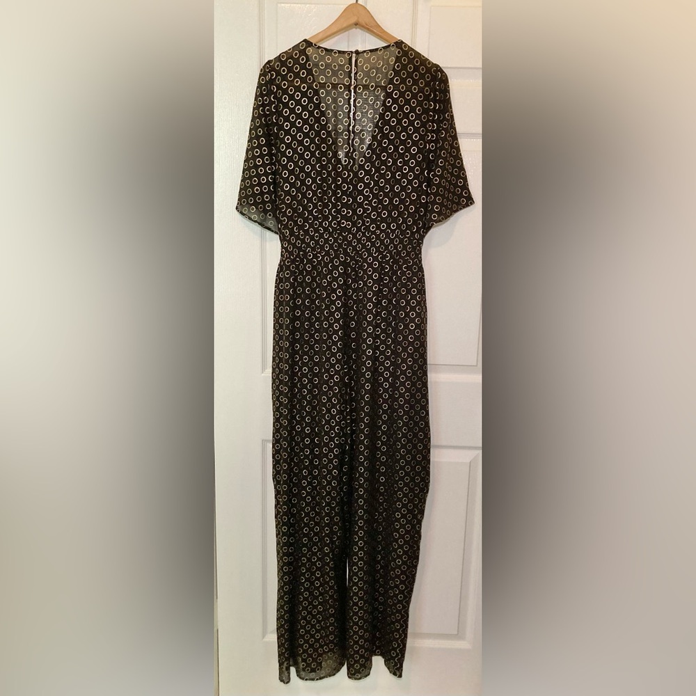 ModCloth Size 1X Luxe at Me Metallic Jumpsuit - Picture 6 of 15